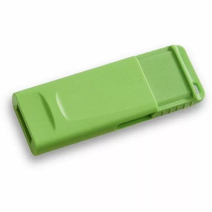 Colorful Retractable USB Flash Drive with Cap-Free Sliding Design and Keyring Hole