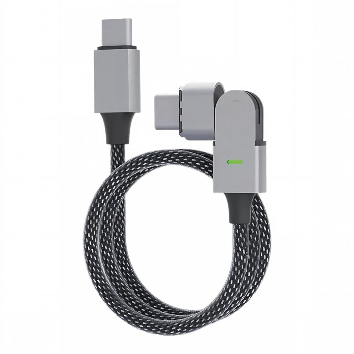 Multi-Device Magnetic Charging Cable with 180-Degree Rotating Head and High-Speed Power Delivery