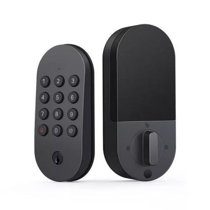 Oval Smart Deadbolt Lock with Illuminated Keypad and Remote Access Control