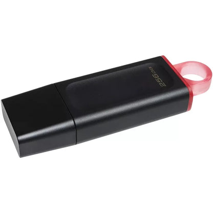 High-Capacity USB 3.2 Flash Drive with Protective Cap and Large Keyring Loop