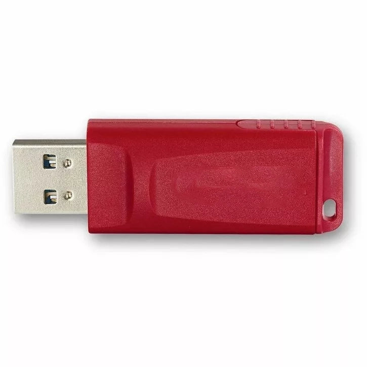 Colorful Retractable USB Flash Drive with Cap-Free Sliding Design and Keyring Hole