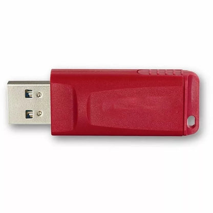 Colorful Retractable USB Flash Drive with Cap-Free Sliding Design and Keyring Hole