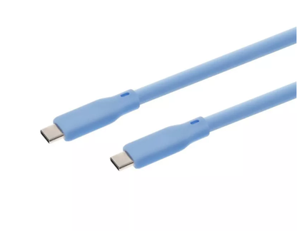 High-Performance USB-C to USB-C Silicone Charging Cable with Ultra-Fast Power Delivery